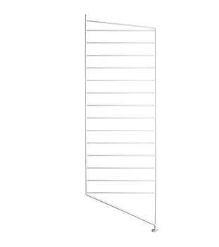 4 st. Golvgavel String, vit, 85x30 cm.