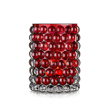 Ljuslykta Skogsberg&Smart Hurricane Boule Large, Röd. Ord. pris inkl. moms: ca 4890 kr.