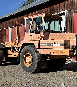Dumper Engström o Nilsson 666B -1982 | CAT V8 | Renoveringsobjekt