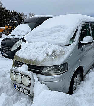Skåpbil Volkswagen Transporter | 4Motion | Reparationsobjekt