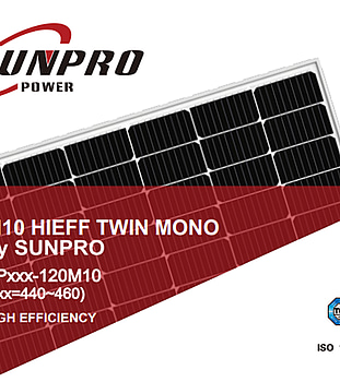 31 st. solpaneler SP450-120M10, 1910x1134x35 mm, oöppnad pall.
