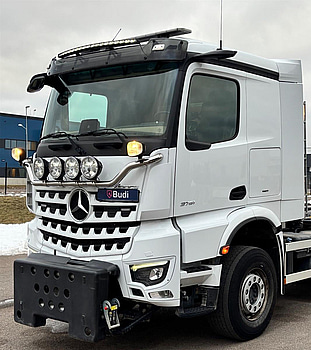 Tridemväxlare Mercedes-Benz Arocs 3751 12.8 PowerShift -2023 | JOAB 24 ton | Plogutrustad