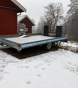 Biltrailer Trailergruppen BZ 1250, 1999, tipp, vinsch