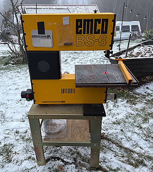 Bandsåg EMCO BS-3, stativ, extra blad