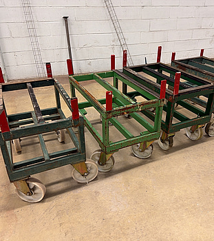 4 st. Rullvagnar