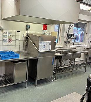 Huvdiskmaskin Wexiödisk WD7 med rostfria bänkar & doseringsutrustning