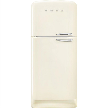 Kyl/Frys Smeg Kombinerad Fristående Creme Vänsterhängd 50's Style FAB50LCR5