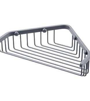 2 st. Tvålhylla Tapwell, för väggmontering i hörn, TA156 Ascot Grey