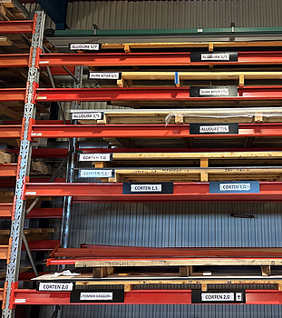 Plåtmaterial, Corten med mera