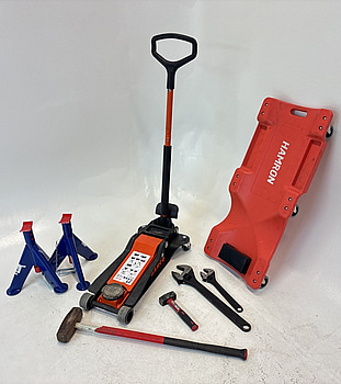 Diverse verkstadsverktyg