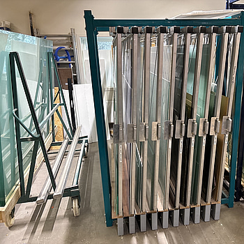 Ställning Maba glaslager för glasförvaring, utradgbar