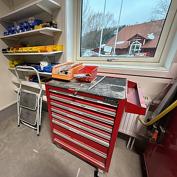 Verktygsvagn AM Pro inkl. diverse tillbehör