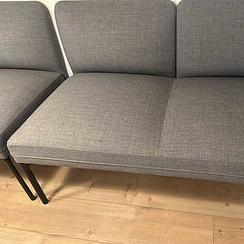 2-sits soffa Fora Form, 127x65 cm, säteshöjd 48 cm