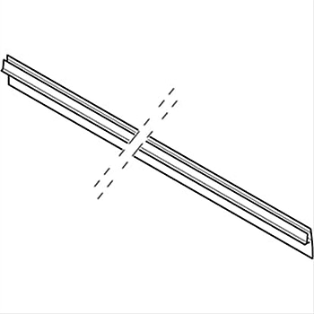 (N) 2 st. Tätningslist Showerama Art Contura Shower