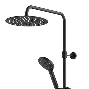 TAKDUSCH PAKET GBG ESTETIC, ROUND, 160C\/C, SVART