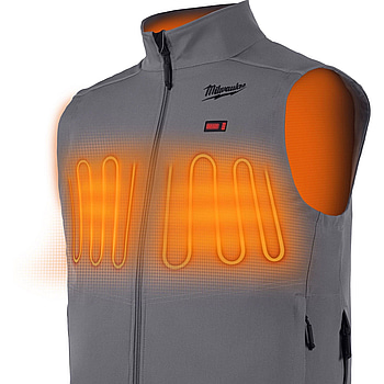 VÄRMEVÄST MILWAUKEE M12 GRÅ, HVGREY1-0 TOUGHSHELL STL. M