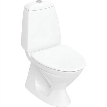 TOALETT IFÖ SILIA S-LÅS INKL MJUKSITS VIT