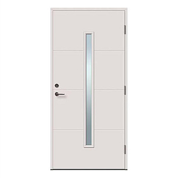 YTTERDÖRR SOLID ELEMENTS VÄXJÖ 10X21 HÖGER VIT