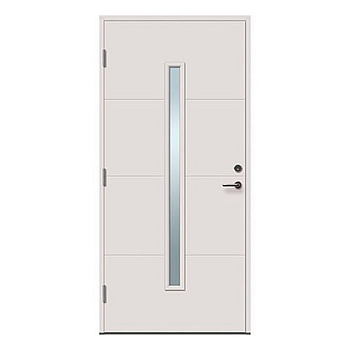 l(NY) YTTERDÖRR SOLID ELEMENTS VÄXJÖ M10X21 VÄNSTER VIT