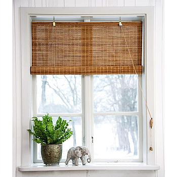 3 st. RULLGARDIN BAMBU EKFÄRGAD 100X160 CM