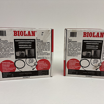 2 st. Värmekabel för gråvattenfilter Biolan