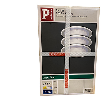 LED Spotlight Paulmann, Micro Line 3-pack, 3W