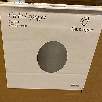 SPEGEL CAMARGUE CIRKEL DIAMETER 80CM