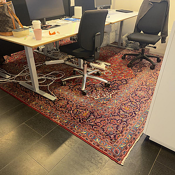 Matta Kashan Ardalan, persisk, handgjord, 100%  ull