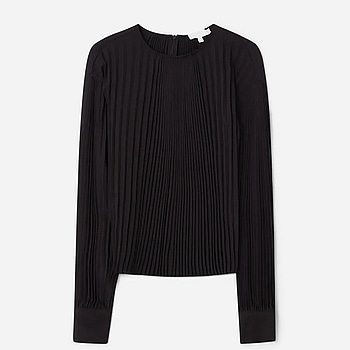 Blus Teurn, Petra, svart, H;gmidjade kostymshorts, stl. 34