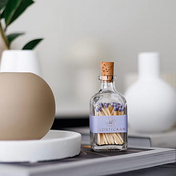 16 st. Tändsticksflaskor Eldstickan, Liten lavendel