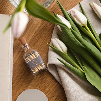 16 st. Tändsticksflaskor Eldstickan, Liten Aska