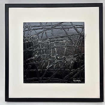 Tavla i ram signerad: ”Romina Wainsten”