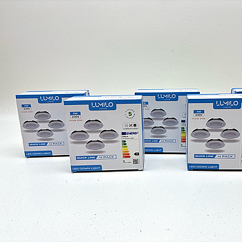 5 st. 4-pack LED-lampor Lumilo, Totum W 2700k, Quick Link