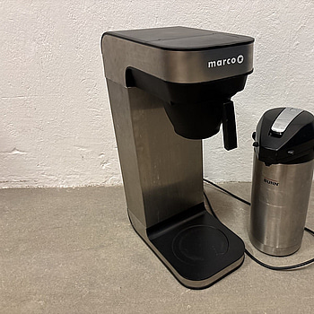 Kaffebryggare med termos Marco, Bru F60A EU inkl. termos Bunn