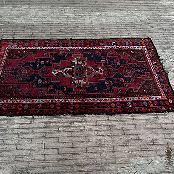 Orientalisk matta, handvävd