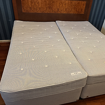 Dubbelsäng inkl. bäddmaddrass Hypnos