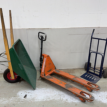 Palldragare, skottkärra, säckkärra