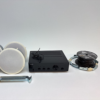 4 st. Högtalare Electro-Voice, EVID C8.2LP inkl. förstärkare Pioneer A-10K