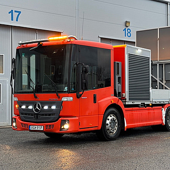 TMA-bil Mercedes-Benz Econic 1827 4x2 -2019 | Palfinger kran