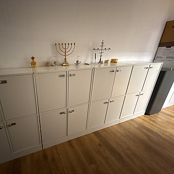 Förvaringsskåp med lås 5st