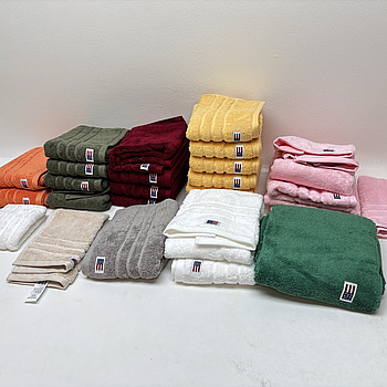 Parti med Handdukar Lexington i olika färger och storlekar