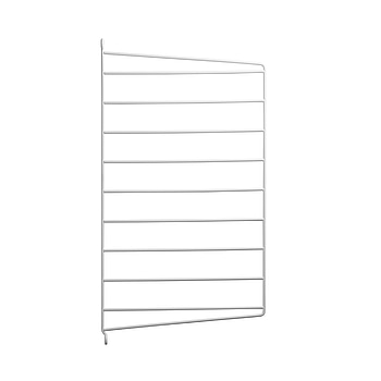 6 st. Väggavel String, vit, 50x30 cm.