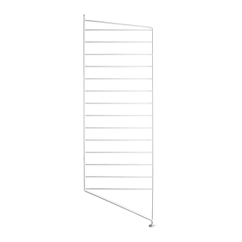 4 st. Golvgavel String, vit, 85x30 cm.