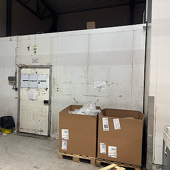 Kylrum 8 x 6 m. höjd 3 m.