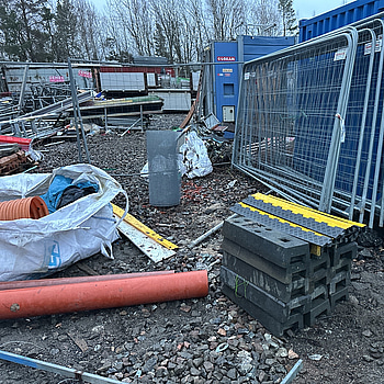 Byggstaket 12 st och 15 st fötter