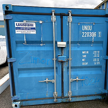 Container 9 fot inkl el och belysning