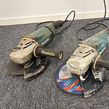 2 st vinkelslip Makita