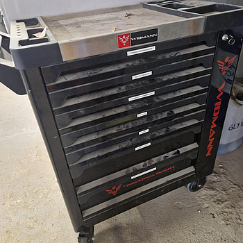 Verktygsvagn Widmann inkl verktyg