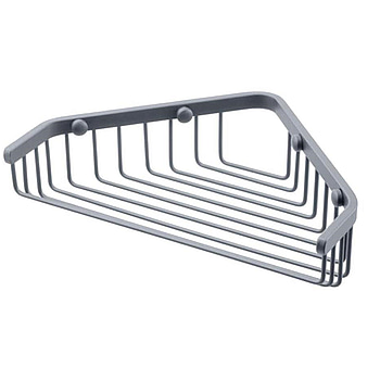 2 st. Tvålhylla Tapwell, för väggmontering i hörn, TA156 Ascot Grey