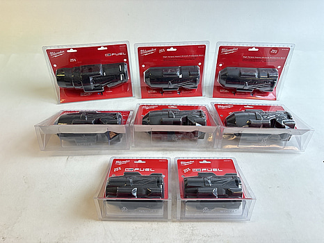 Parti med gummikappa till mutterdragare Milwaukee, olika modeller och storlekar